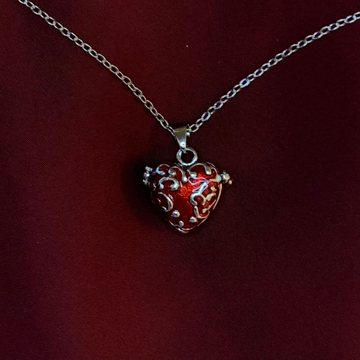 Introducing the Astoria Locket the Astoria Locket is made of 2mm silver chain or black satin chain with a silver enamel dark red heart locket. (21mm x 24mm x 10mm). find us on - depop: @milanajewelry instagram: @milanaajewelry (usa shop) @milanajewelryaz (european shop)  tiktok: @milanajewelry Heart Pendant Metal Locket Jewelry, Metal Heart Pendant Locket Jewelry, Heart Pendant Metal Locket Necklace For Keepsake, Heart Pendant Locket Necklace As Keepsake, Keepsake Heart Pendant Locket Necklace, Red Enamel Round Pendant Necklace, Silver Metal Jewelry Gift, Heart Pendant Locket Necklace Gift, Formal Locket Necklace For Valentine's Day