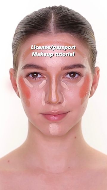 Makeup For Dmv Photo, Photo Id Makeup Tutorial, Pass Port Makeup, Licence Photo Makeup, Id Makeup Look, Id Photo Makeup Tutorial, Makeup For Passport Photo, Id Makeup Photo Tutorial, Photo Id Makeup