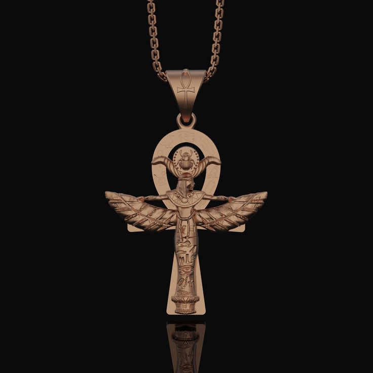 Silver Isis Necklace, Egyptian Goddess Charm, Hieroglyphic Ankh Pendant, Symbol of Life & Magic, Ancient Egypt Jewelry Discover the enchanting world of Egyptian mysticism with our collection of spiritual jewelry. Each piece, from the Isis Silver Charm to the Ankh Necklace, pays homage to the spiritual heritage of Egypt. The Spiritual Amulet embodies the essence of the divine feminine and serves as a symbol of empowerment. Crafted with care, these unique gifts, including the Life Key Pendant and Ancient Egypt Jewelry, Egypt Jewelry, Ankh Pendant, Symbol Of Life, Ankh Necklace, Symbol Necklace, Life Symbol, Egyptian Goddess, Key Pendant