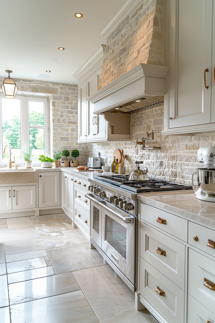 kitchen inspo, french country kitchen, traditional french kitchen, french style kitchen, white kitchen, farmhouse kitchen French Kitchen Design, Kitchen Design Tips, Renovated Kitchen, French Kitchen Decor, French Country Kitchens, Dream Kitchens Design, Kitchen Cabinets Decor, Cottage Kitchens, French Country Kitchen