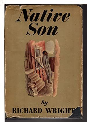 an old book with the title native son