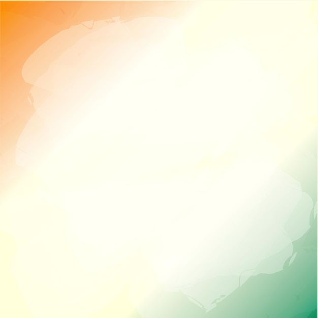 an orange, green and yellow background with white border