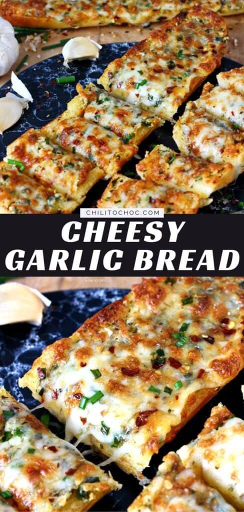 cheesy garlic bread is an easy and delicious appetizer for any occasion