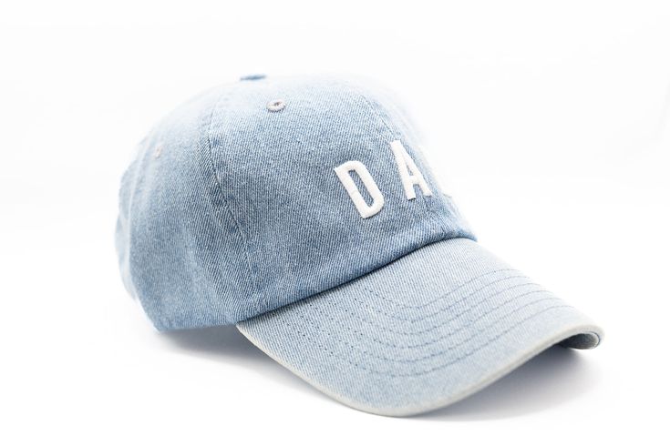 Our newly arrived Dad hat is here! You can even add custom embroidery to the back for a look that is sure to set you apart from the crowd. Features: 100% cotton Adjustable back closure Letter patches are sewn on Make It Yours We are now offering the option of customized embroidery on your Letter Hat. Add up to 10 characters of text on the back of the hat, centered above the ponytail holder. Adjustable Cotton Hats For Everyday, Trendy Cotton Fitted Cap, Cotton Dad Hat With Letter Print, Adjustable Cotton Trucker Hat With Embroidered Patch, Cotton Dad Hat With Letter Embroidery And Flat Bill, Casual Dad Hat With Embroidered Patch, Adjustable Cotton Hat With Embroidered Patch, Spring Cotton Snapback Hat With Flat Bill, Trendy Cotton Fitted Hat