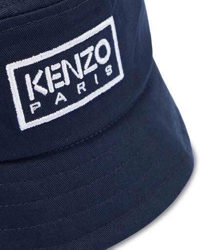 Finish the smallest of ensembles on a stylish note with this bucket hat from Kenzo Kids. Made from durable cotton canvas, it’s embroidered with the brand’s instantly recognizable logo..Made in China.Material: 100% cotton.Care instructions: machine wash at 30 degrees.Designer color name: Navy.Width of brim 4,5cm-2' Cotton Hats With Logo Detail And Curved Brim, Cotton Hats With Logo And Curved Brim, Cotton Hat With Logo And Curved Brim, Cotton Curved Brim Hat With Logo Detail, Classic Summer Hats With Embroidered Logo, Classic Summer Hat With Embroidered Logo, Spring Cotton Hat With Logo Patch, Adjustable Cotton Hat With Logo, Classic Summer Cotton Bucket Hat