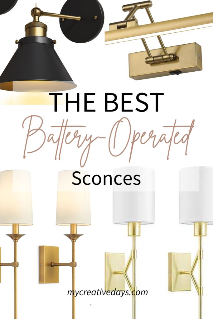 the best battery - operated sconces for any room in your home or office