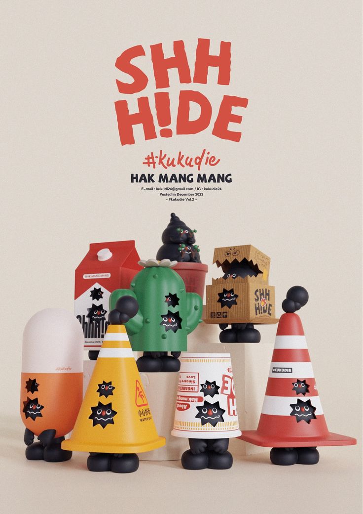 an advertisement for a hair maning salon with various items on it and the words shh hide above them