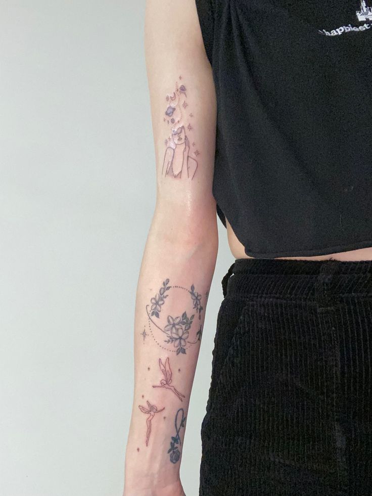 a person with a tattoo on their arm