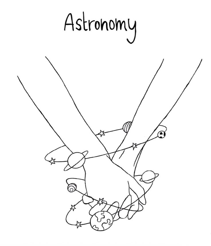 an astronaut is holding the hand of another person in black and white, with text above it that reads astronomy