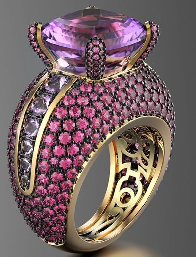 Pink Sapphire Diamond Ring, Stone Ring Design, Vintage Spoon Rings, Art Jewelry Design, Colored Stone Rings, Jewelry Design Inspiration, Gold Bride Jewelry, Gold Rings Jewelry, Classy Jewelry