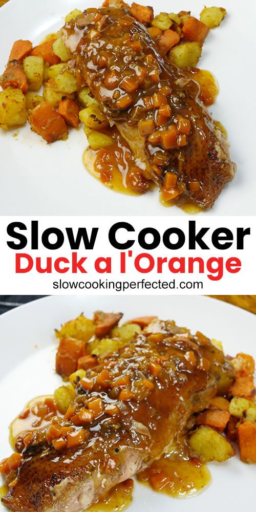 this slow cooker duck and carrots recipe is the perfect way to use up leftovers