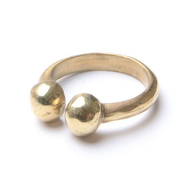 EMMA ring | Marisa Mason Jewelry Adjustable Classic Metal Rings, Classic Adjustable Metal Rings, Adjustable Open Band Jewelry For Everyday, Classic Open Ring In Brass, Classic Brass Open Ring Jewelry, Classic Nickel Free Open Ring Jewelry, Classic Nickel-free Open Ring Jewelry, Classic Nickel-free Open Ring, Adjustable Metal Ring Jewelry