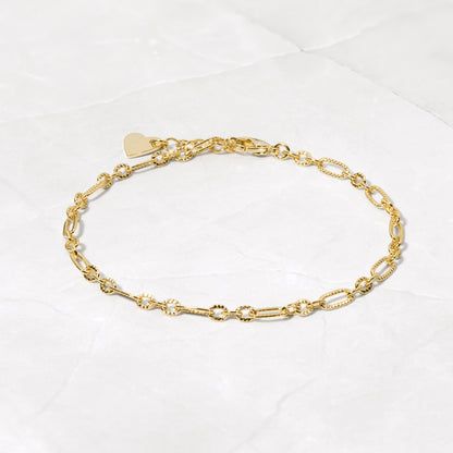 Dainty Chain, Textured Design, Recycled Metal, Bracelet Sizes, Free Giveaway, Timeless Pieces, Precious Metals, Chain Bracelet, Silver Gold