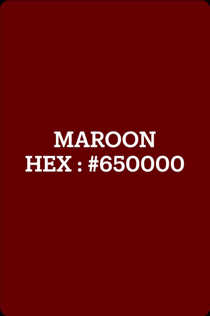 maroon background with white text that reads macro hex 6500