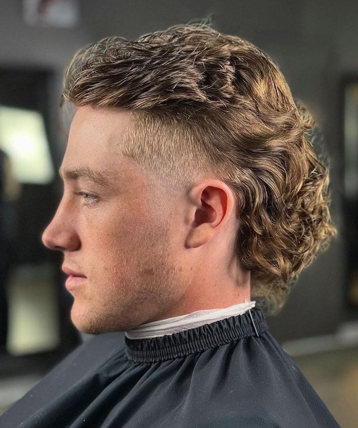 30 Stylish Modern Mullet Hairstyles for Men Subtle Mohawk, Faded Mohawk, Classic Mullet, Men Mullet, Mens Mullet, Modern Mullet Haircut, White Boy Haircuts, Mullet Hairstyles, Mullet Fade