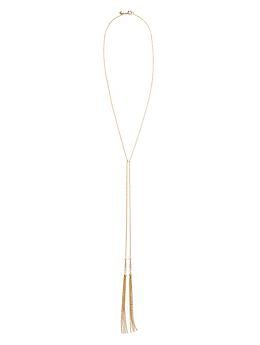 Delicate Tassel Necklace | Banana Republic Chic Gold Jewelry With Tassels, Adjustable Long Necklace For Formal Occasions, Chic Formal Jewelry With Tassels, Lariat Jewelry With Tassels For Party, Party Lariat Jewelry With Tassels, Chic Adjustable Gold Long Necklace, Adjustable Gold Long Necklace For Formal Occasions, Gold Tassel Necklace For Party, Adjustable Gold Chic Long Necklace