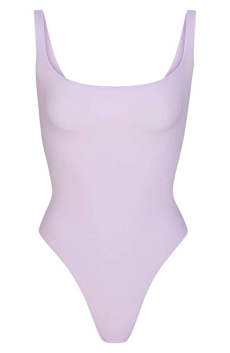 Sculpt your body's natural shape with a sleeveless bodysuit from Kim Kardashian's SKIMS that holds you in and lifts you up in all the right places. Reflecting the brand's passion for highly technical shapewear solutions for every body, this everyday piece has whisper-soft seamless construction, high-cut legs and a thong back that remains invisible under clothing. Snaps between legs Square neck Sleeveless Lined 76% polyamide, 24% elastane Machine wash, tumble dry Imported Good Insta Captions, Hairstyling Products, Square Neck Bodysuit, Rollerball Perfume, Sleeveless Bodysuit, Designer Clothes For Men, Fitness Inspo, Square Neckline, Shapewear