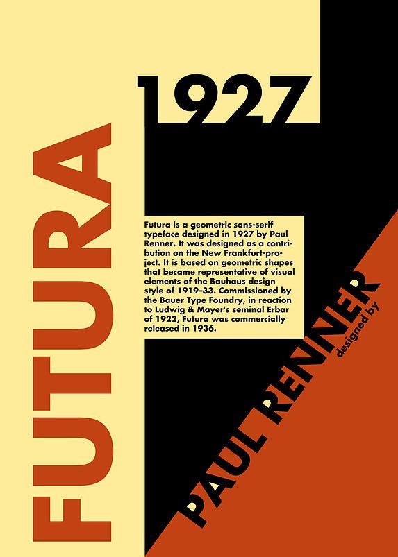 an orange, black and yellow poster with the words futura in it's center