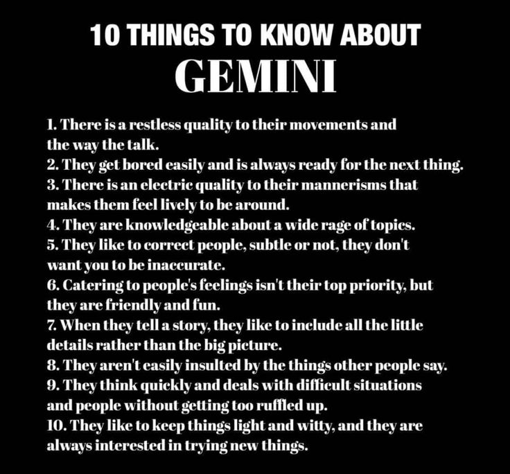 the ten things to know about genni in black and white text on a black background