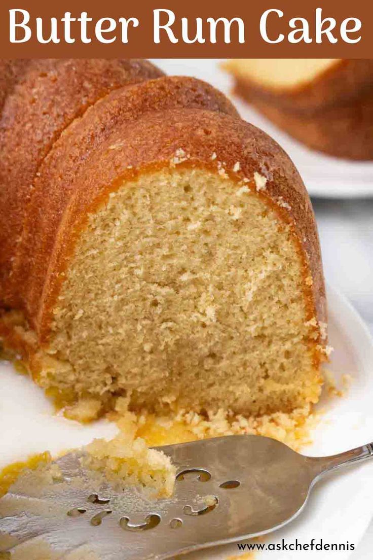 a close up of a bundt cake on a plate