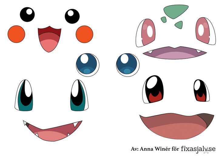 four different types of eyes are shown in this drawing technique, including one for the eyes and