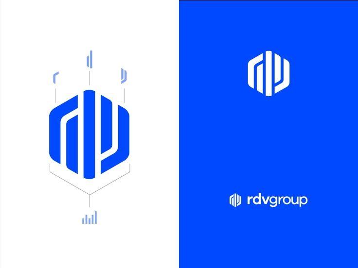 the logo for raygroup is designed in blue and white, with an abstract hexagonal