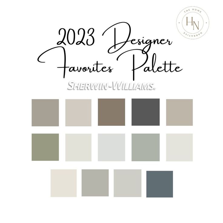 the 2013 designer favorite palette from sheryln williams's catalog, featuring gray and white