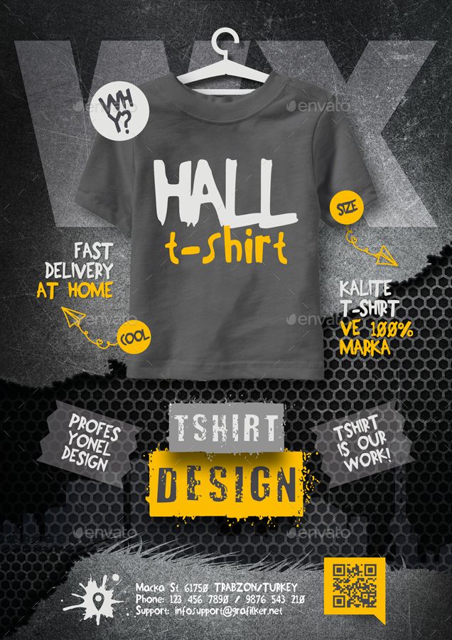 an advertisement for a t - shirt design company