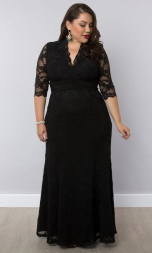 Screen Siren Lace Gown Renda Kebaya, Plus Size Gowns Formal, Mommy Dress, Plus Size Evening Gown, Lace Evening Gowns, Elegant Black Dress, Plus Size Gowns, Plus Size Formal, Plus Size Formal Dresses