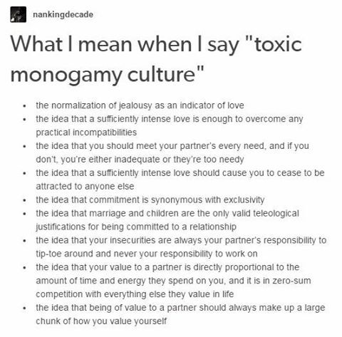 the text on this page says what i mean when i say't toxic monogammy culture