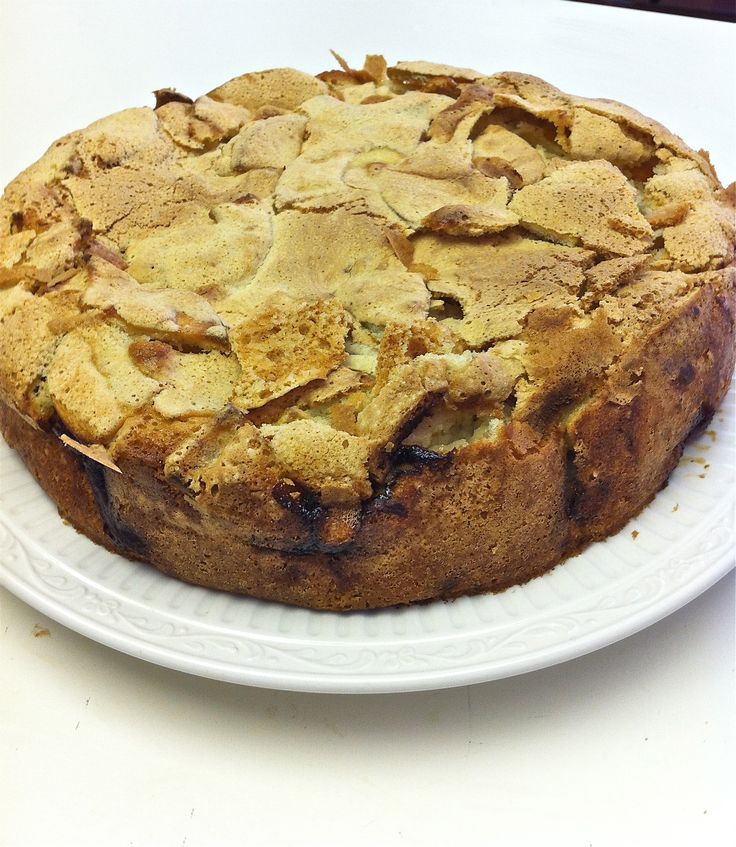 a cake sitting on top of a white plate