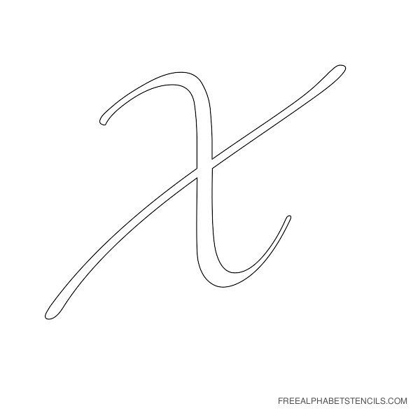 the letter k is made up of two thin lines, and has a long tail