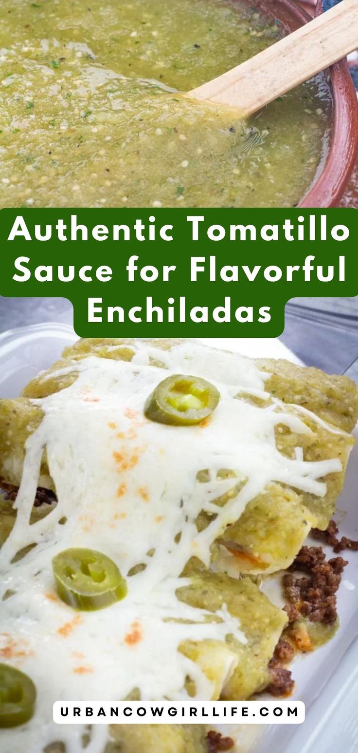 an enchilada with sour cream and green olives in it