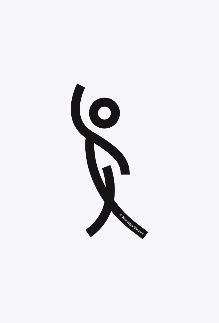 Dance logo - Symmetry Gesture by Kanhaiya Sharma  #dance #dancer #gym #human #logo #logomark Dancer Logo Design, Dance Logo Design Creative, Dance Logo Ideas, Dance Symbols, Online Shop Ideas, Dance Logos, Dance Typography, Physio Logo, Logo Design Dance