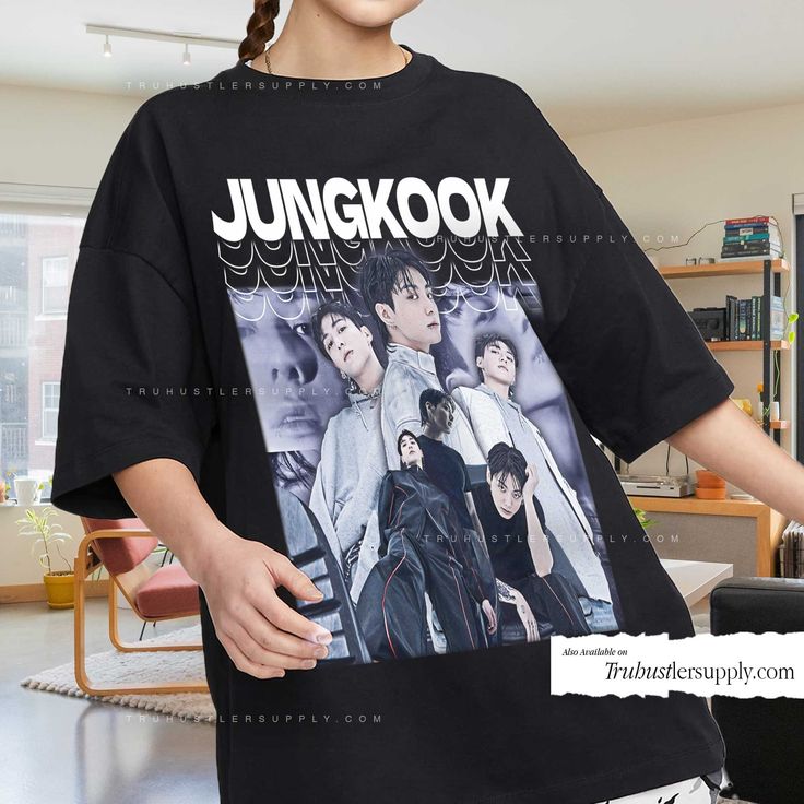 Jungkook JK 3D Kpop Shirt, 3D concept photo shirt tshirt Tee, Jung Kook JK shirt tee, Delulu shirt tee tshirt, Bangtan shirt Tee, Kpop shirt The unisex heavy cotton tee is the basic staple of any wardrobe. It is the foundation upon which casual fashion grows. All it needs is a personalized design to elevate things to profitability. The specially spun fibers provide a smooth surface for premium printing vividity and sharpness. No side seams mean there are no itchy interruptions under the arms. Th Black Kpop Crew Neck T-shirt, Kpop Cotton Shirt With Crew Neck, Kpop Style Crew Neck Cotton Shirt, Kpop Style Cotton Shirt With Crew Neck, Cotton Kpop Shirt With Crew Neck, Kpop Style Cotton Shirt With Short Sleeves, Kpop T-shirt With Screen Print Crew Neck, Kpop T-shirt With Screen Print Short Sleeve, Kpop T-shirt With Graphic Print And Short Sleeves