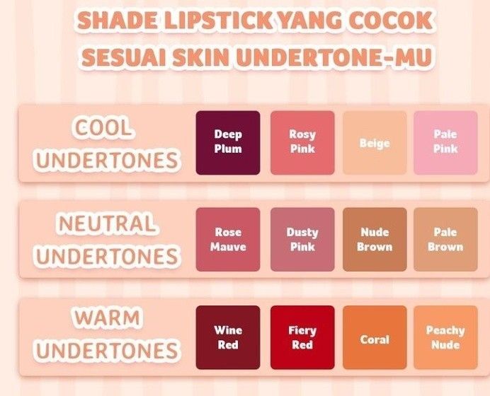 Lipstick Shade For Warm Undertone, Neutral Undertone Makeup Looks, Fair Cool Skin Tone Makeup, Lipstick For Neutral Undertones, Neutral Undertone Color Palette, Makeup For Neutral Undertones, Neutral Undertone Skin Color Palettes, Neutral Skin Tone Makeup, Colors For Neutral Skin Tones