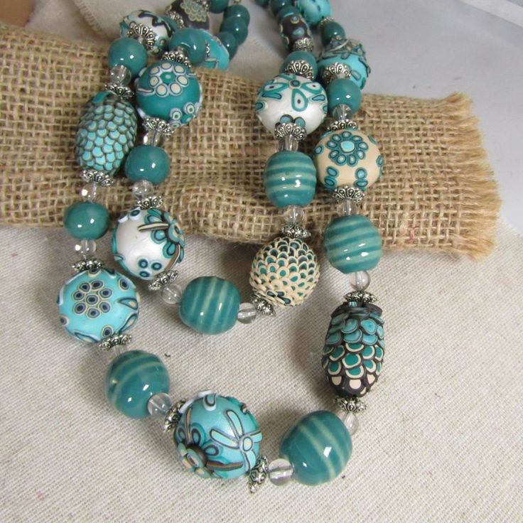 Handmade Teal Fair Trade Bead Necklace Samunnat and Kazuri Beads Kazuri Bead Jewelry, Peacock Beads, Kazuri Beads, Handmade Ceramic Jewelry, Boho Beads, Beaded Bangles Bracelets, Handmade Fair, Bold Necklace, Bead Bangles