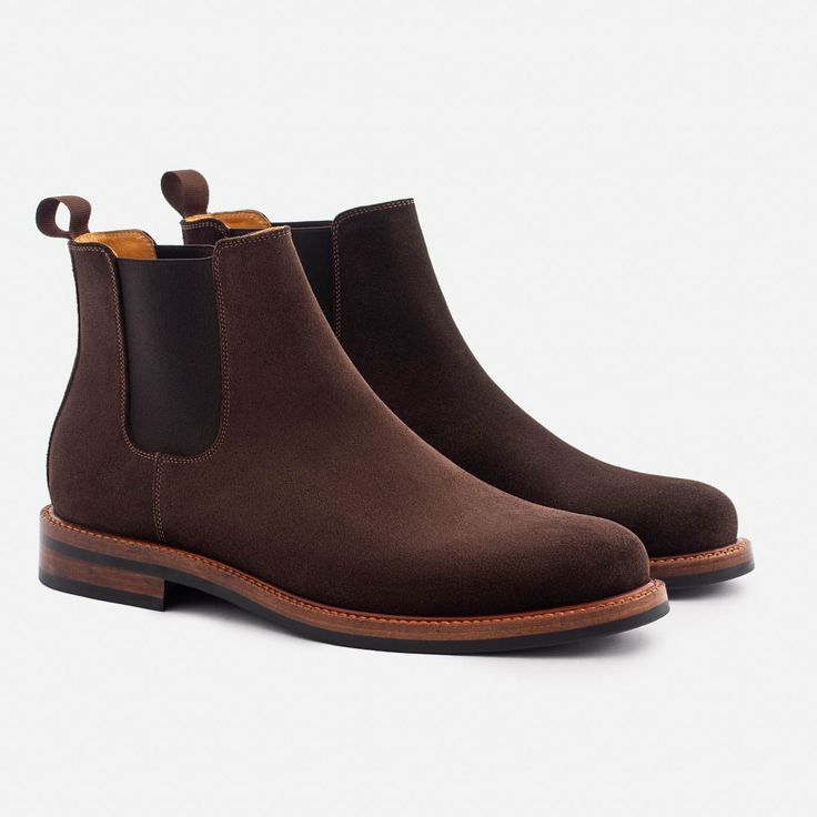 An effortless boot. The laceless design of the Prestons allows the full-grain leather to shine, and the high quality elastic side panels ensure they’ll slip on and off with ease. A comfortably snug fit is guaranteed. Whether you’re sporting your sharpest suit or your most comfortable pair of jeans, the Preston Chelsea Boots are the way to go. This product is made from luxurious suede sourced from a Gold-Rated tannery based in Arzignano, Italy. Being the highest level of recognition awarded by th Brown Leather Sole Chelsea Boots Slip-on, Brown Slip-on Chelsea Boots With Rubber Sole, Slip-on Brown Chelsea Boots With Rubber Sole, Brown Slip-on Boots With Rubber Sole, Brown Chelsea Boots With Rubber Sole And Plain Toe, Brown Leather Sole Chelsea Boots, Brown Slip-on Chelsea Boots With Rubber Heel Cap, Brown Plain Toe Chelsea Boots With Rubber Sole, Classic Chelsea Boots With Vibram Sole