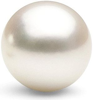 a white pearl is shown on a white background