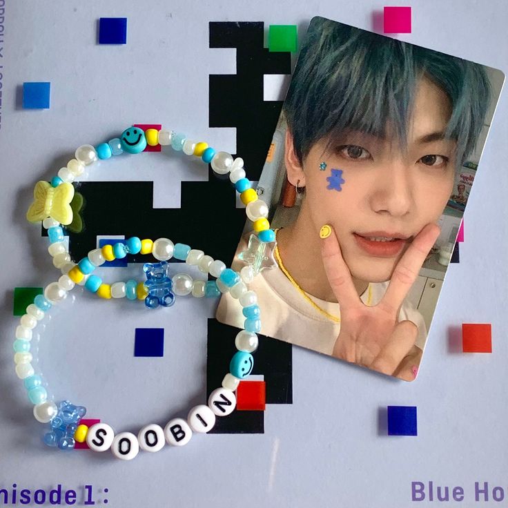 txt blue hour themed matching bracelet set ! perfect as a gift to match with a friend, or you can wear them both ! write whatever you like and choose your letter theme. letter theme options available on last picture. pre-written options also available. writing only goes on one bracelet. maximum 11 letters. Blue Kpop Style Jewelry For Gift, Cute Personalized Blue Friendship Bracelets, Adjustable Blue Kpop Bracelets, Kpop Style Blue Beaded Bracelets As Gift, Blue Kpop Style Beaded Bracelet Gift, Casual Customized Blue Beaded Bracelets, Casual Blue Customizable Beaded Bracelets, Trendy Light Blue Friendship Bracelets, Trendy Light Blue Friendship Bracelet