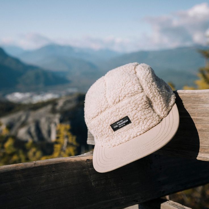 The Linus is designed with a high pile sherpa fleece and waxed canvas brim. It features cover-stitched details, stitched eyelets, and a recycled plastic brim. Cap Sewing Pattern, 5 Panel Hat, Cap Style, Panel Hat, Sock Shop, Waxed Canvas, Kids Socks, Sherpa Fleece, Recycled Plastic