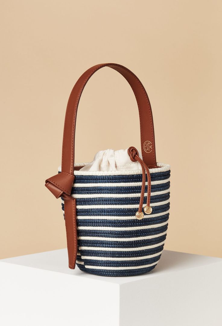 Full Breton Lunchpail – Cesta Collective Artisan Woven Bucket Bag, Weaved Bucket Bag For Market, Woven Leather Bucket Bag For Market, Spring Handwoven Basket Bucket Bag, Weaved Bucket Bag, Artisan Weaving Straw Bag, Rwanda Africa, Lunch Pail, Straw Bags