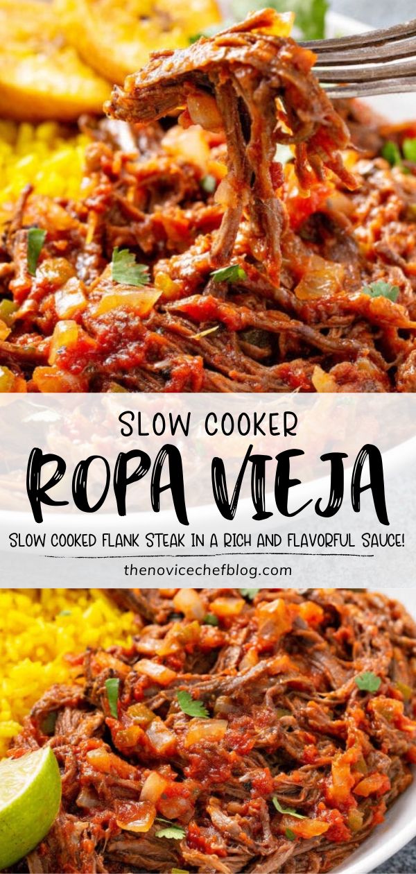 slow cooker ropa viesa is an easy and delicious meal