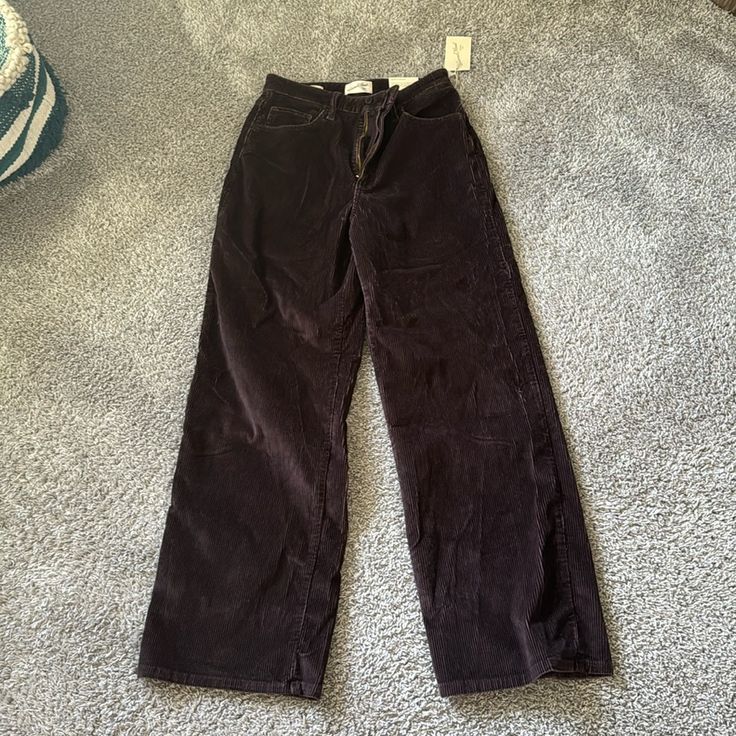 New With Tag Corduroy, Brown Pants - High Rise, Wide Leg. Super Cute. Open To Offers! Brown Corduroy Pants, Brown Courdory Pants, Universal Thread, Brown Pants, Corduroy Pants, New Outfits, Pant Jumpsuit, Wide Leg, Super Cute