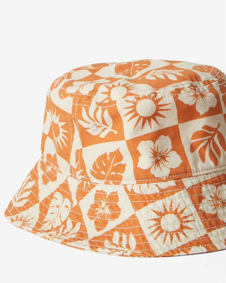 Coming in a range of bold Billabong prints, the So Beachy lightweight bucket hat is crafted from cotton canvas fabric. Fully lined for better sun protection, it has a short brim and an interior sweatband for a secure fit and better comfort. Fabric: Cotton canvas fabric Visor: Short brim Lining: Fully lined Branding: Flag label Other Features: Interior sweatband Materials 100% Cotton Beach Canvas Wide Brim Bucket Hat, Reversible Cotton Bucket Hat For The Beach, Cotton Beach Bucket Hat With Short Brim, Cotton Bucket Hat With Short Brim For Beach, Reversible Cotton Sun Hat For The Beach, Adjustable Cotton Bucket Hat For Beach Season, Curved Brim Canvas Sun Hat For Beach, Canvas Sun Hat With Curved Brim For Beach, Canvas Sun Hat With Curved Brim For The Beach