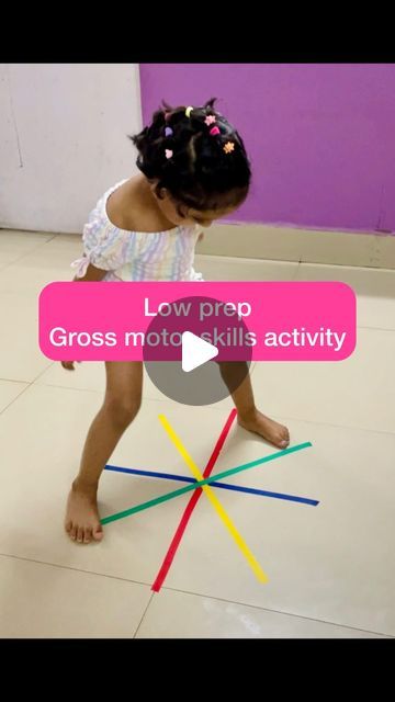 Shweta | DIY activities | Nagpur | Singrauli on Instagram: "Activity to work on Gross motor skills 🥎 👟   ✔️ work on muscles development  ✔️ muscle control  ✔️ co-ordination ✔️ and most important it is super fun 🤩 . . Age: 3.5 years onwards  . . . . . Follow us @toddlers_play_chronicles for fun and low prep activities 💕🙏🏼 . . . .  #babyeducation #activitesfortoddlers #activitiesathome #activitiesathomewithtoddlers  #montessorimethods #montessori  #montessoriathome #finemotorskills #finemotoractivity #finemotorskillspractice #outofthebox #nagpurmoms #toddlersplaychronicles #diyactivities #diymom #diymontessori #diytoddleractivities  #preschoolactivities #preschoolathome #preschoolactivity #toddleractivities #toddleractivityideas #lowprepwednesday #lowprepactivities #balancingactivities Large Gross Motor Activities Preschool, Inside Gross Motor Activities Preschool, Trajectory Schema Activities Toddlers, Montessori Activities For Preschoolers, Activity For 5 Year Kids, Movement Activities For Toddlers, Diy Montessori Activities, Gross Motor Skills Activities, Gross Motor Activities For Preschoolers