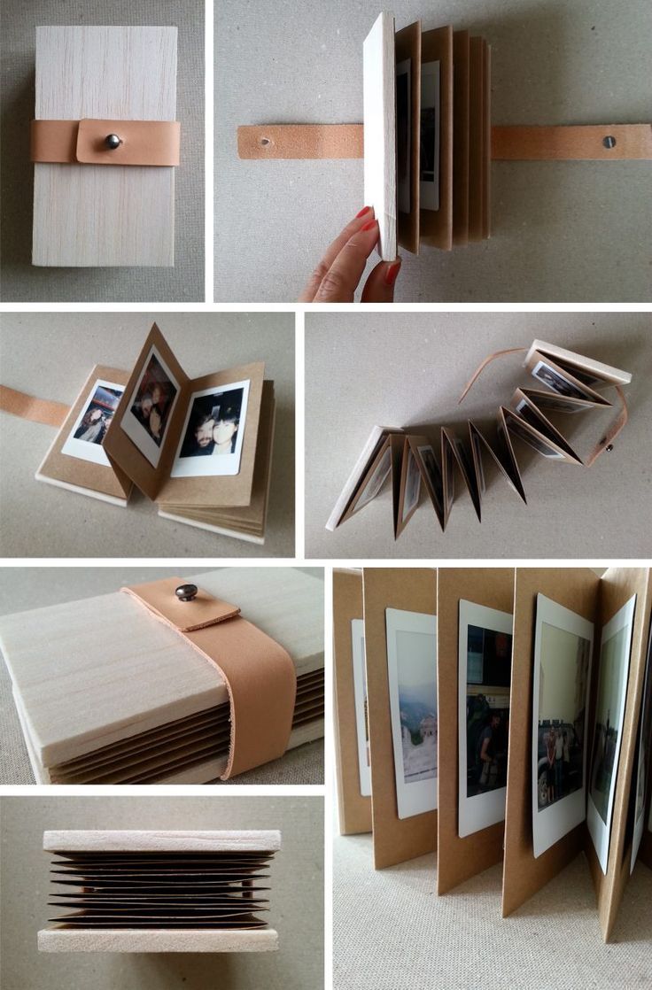 there are many different pictures being made out of paper and cardboards on the table