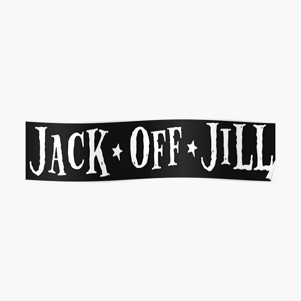 a black and white banner with the words jack of july on it