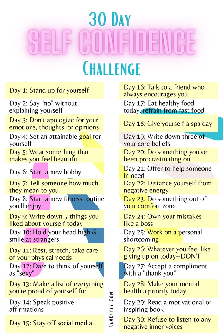 30 Day Self Confidence Challenge | Of Good Report Blog by Sav Duffy | Has your self confidence been feeling low lately? If you’re feeling full of self doubt and need a confidence boost, this 30 day self improvement challenge can help you push past your insecurities to remember how freakin’ awesome you really are. It’s full of personal development tips and simple self care ideas to increase your self love. Head to the blog to dive into the challenge! How To Be Confident With Your Body Tips, How To Grow Confidence, How To Do Journaling, How To Be Confident, Self Confidence Challenge, Self Confidence Building, Confidence Challenge, Confidence Activities, 2023 Lifestyle