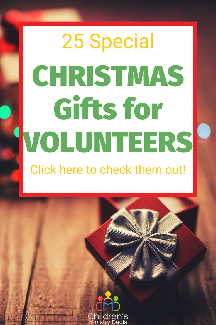 christmas gifts for volunteers with the title 25 special christmas gifts for volunteers click here to check them out